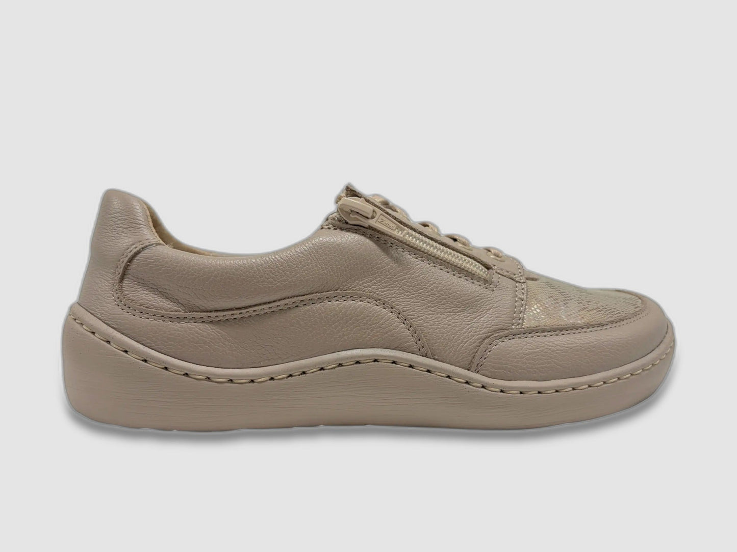 Women's Sana Leather Shoes - Cream - Euro Shoe House