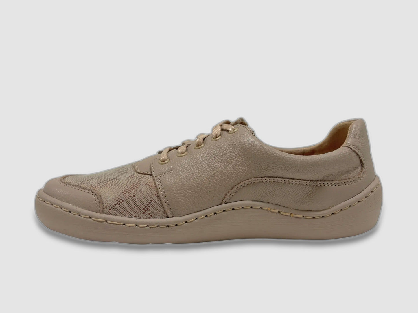 Women's Sana Leather Shoes - Cream - Euro Shoe House