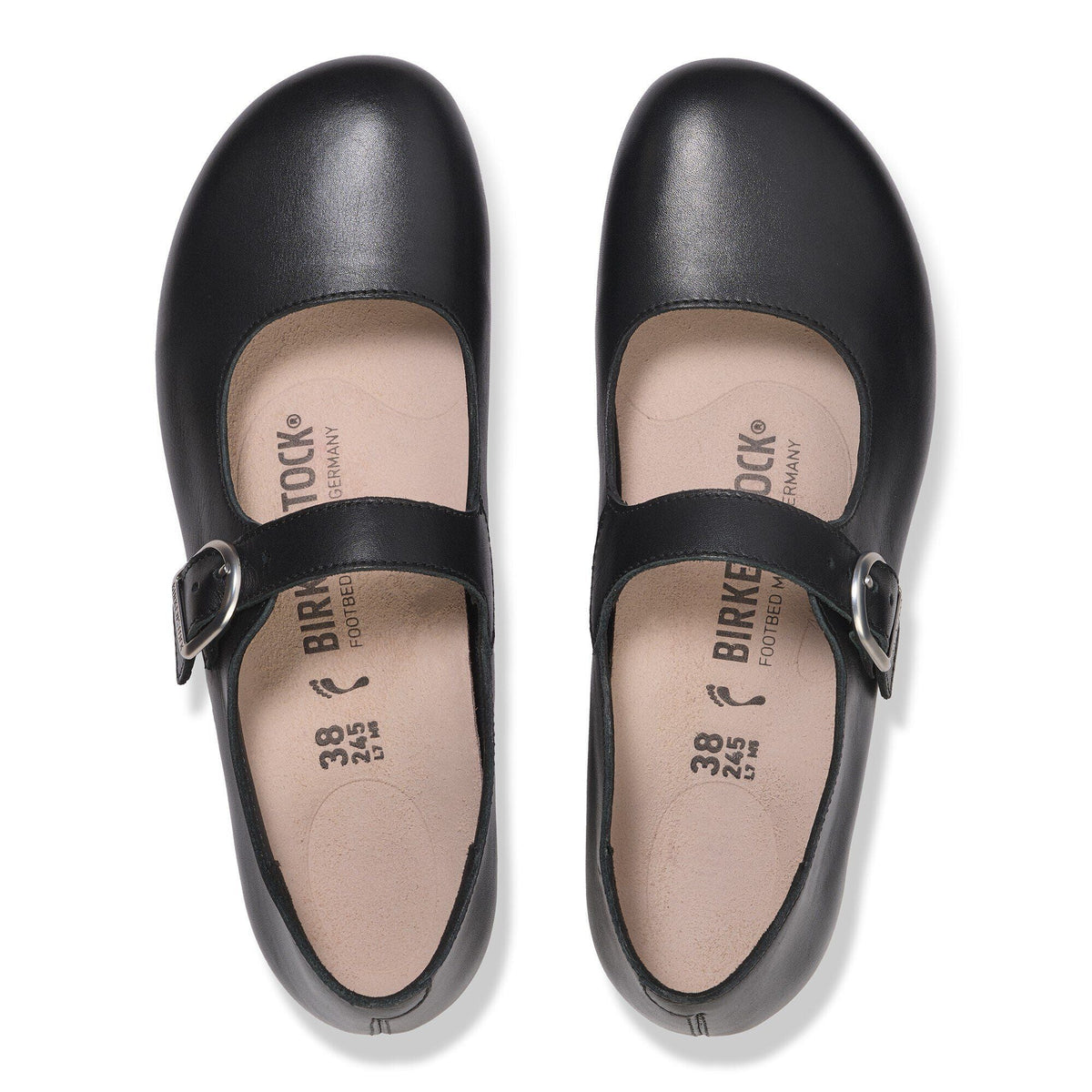 Women's Santa Clarita Mary Jane - Black - Euro Shoe House
