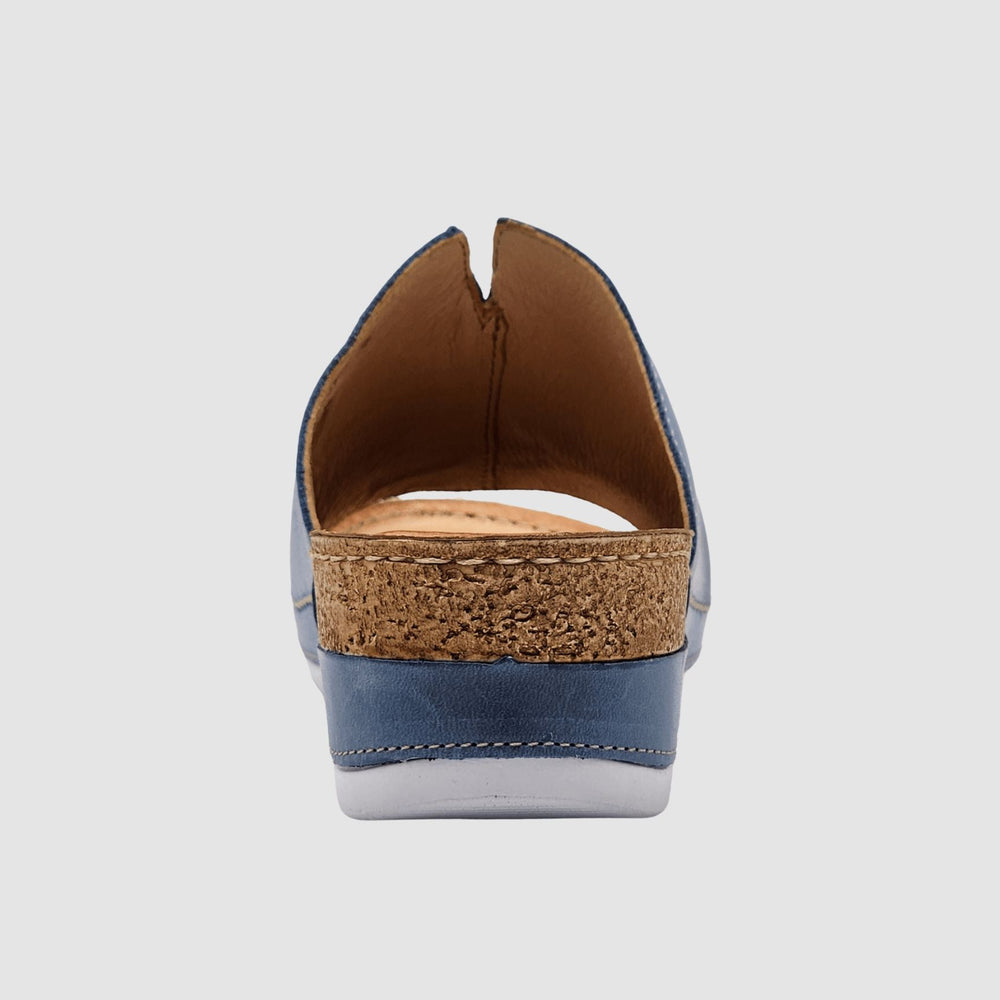 
                  
                    Women's Solea Leather Sandals - Blue - Euro Shoe House
                  
                
