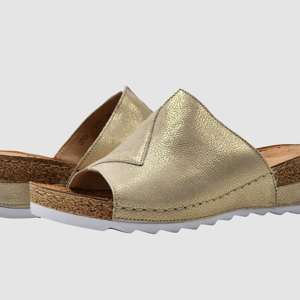 
                  
                    Women's Solea Leather Sandals - Gold - Euro Shoe House
                  
                
