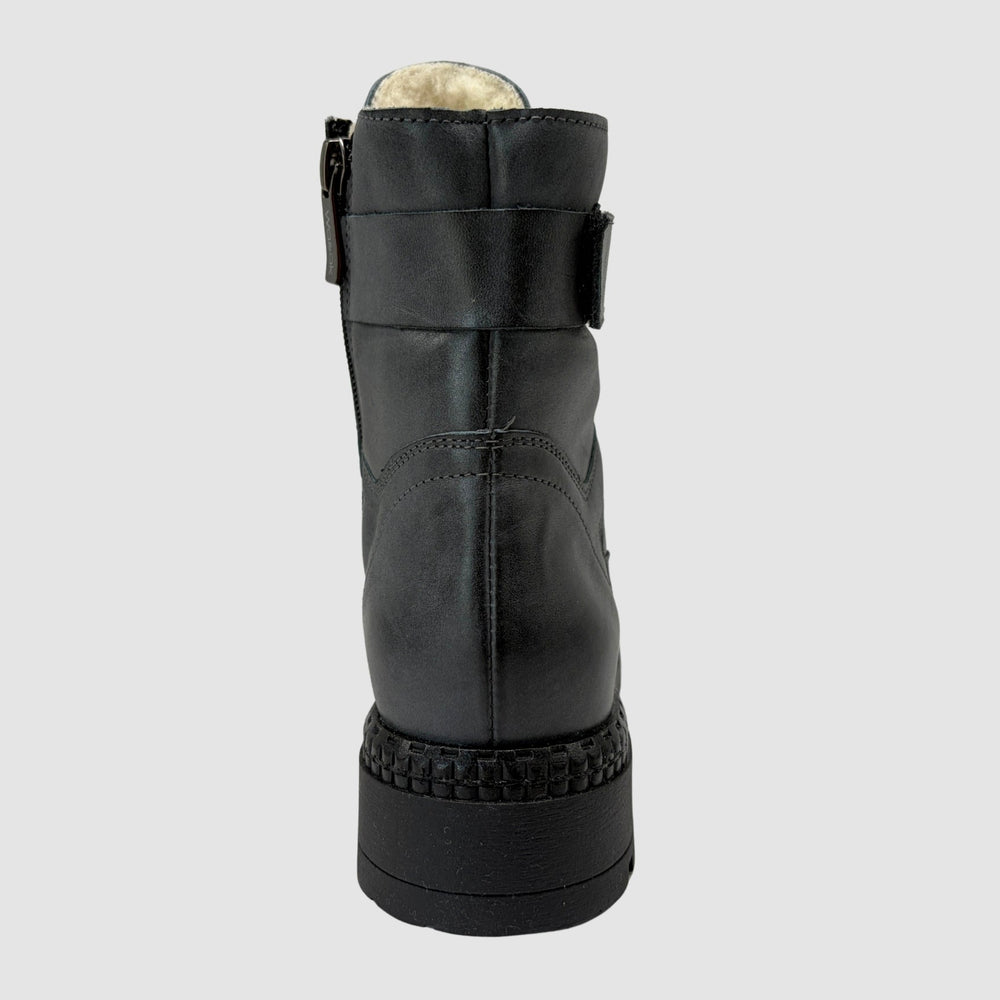 
                  
                    Women's Vale Leather Boots - Grey - Euro Shoe House
                  
                
