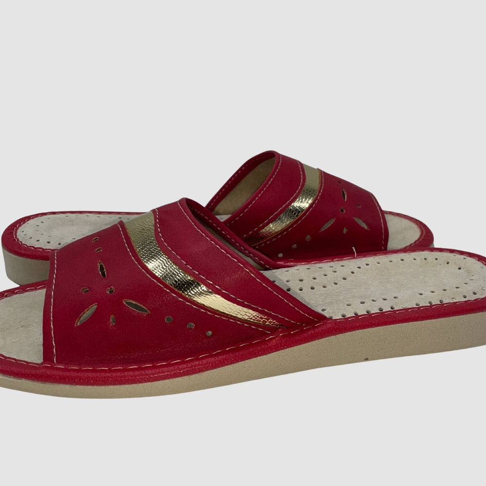
                  
                    Women's Volcano House Slipper - Red - Euro Shoe House
                  
                