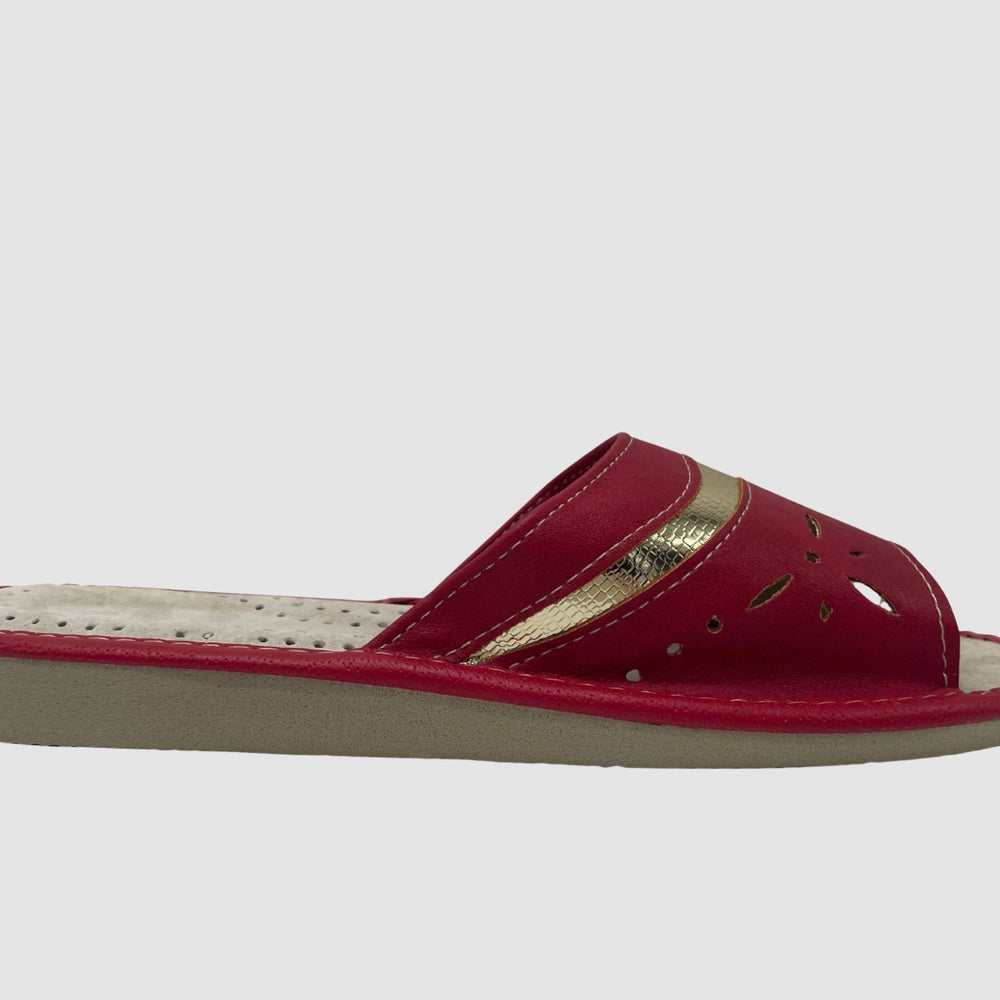 Women's Volcano House Slipper - Red - Euro Shoe House