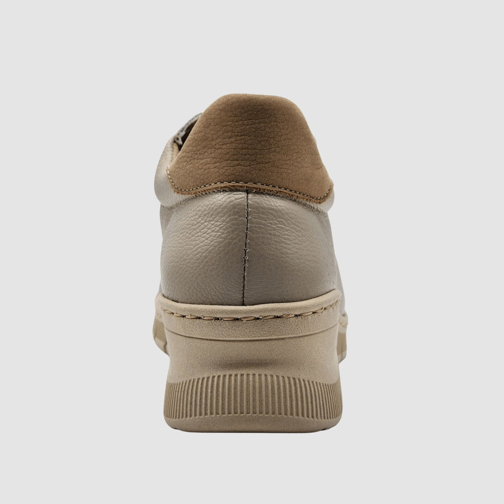 
                  
                    Women's Willow Leather Sneakers - Beige - Euro Shoe House
                  
                