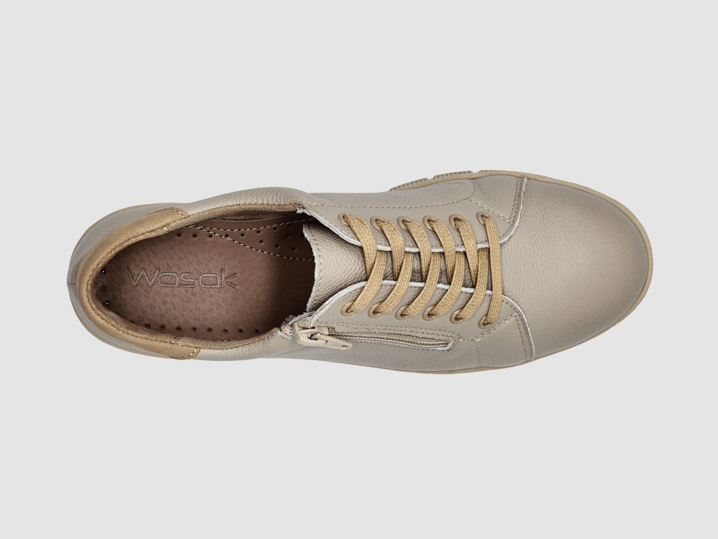Women's Willow Leather Sneakers - Beige Euro Shoe House Women's Willow Leather Sneakers - Beige Euro Shoe House