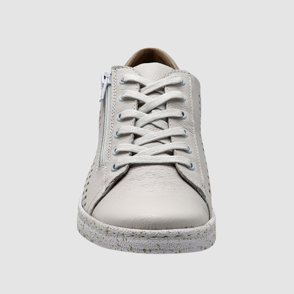 
                  
                    Women's Zaya Leather Sneakers - White/Blue - Euro Shoe House
                  
                