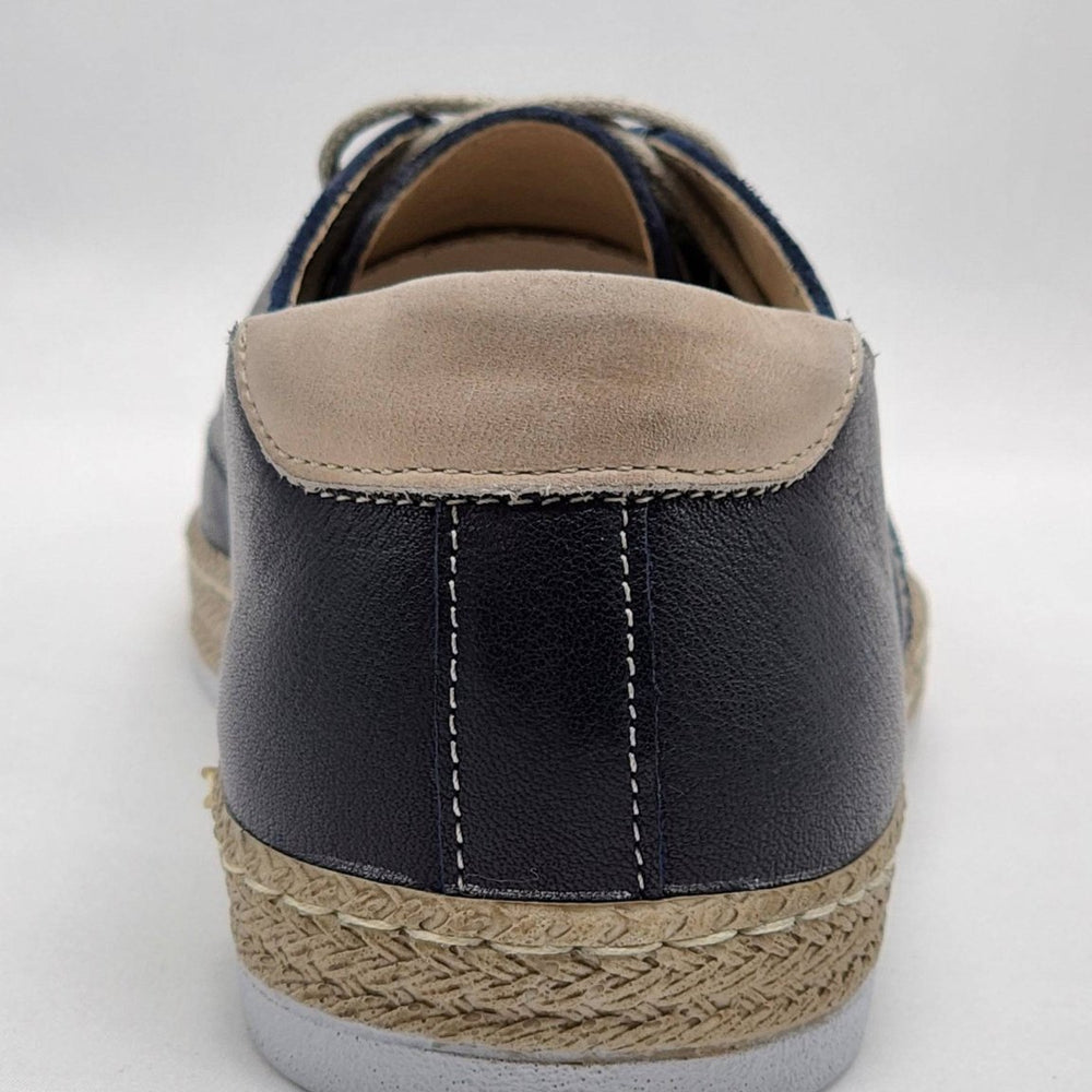 
                  
                    Women's Lifestyle Navy Leather Sneakers - Navy - Euro Shoe House
                  
                