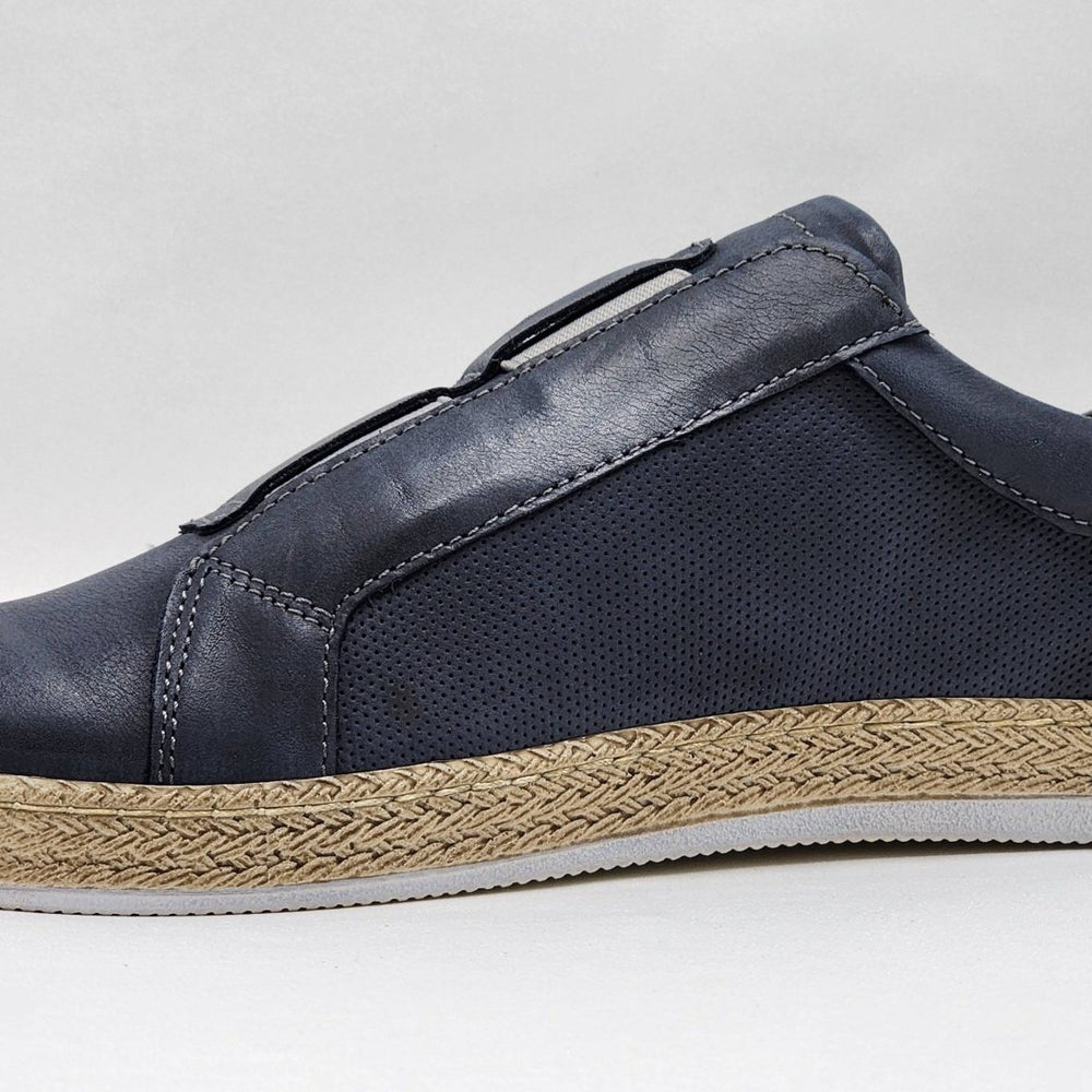 
                  
                    Women's Lifestyle Slip - On Leather Sneakers - Navy - Euro Shoe House
                  
                