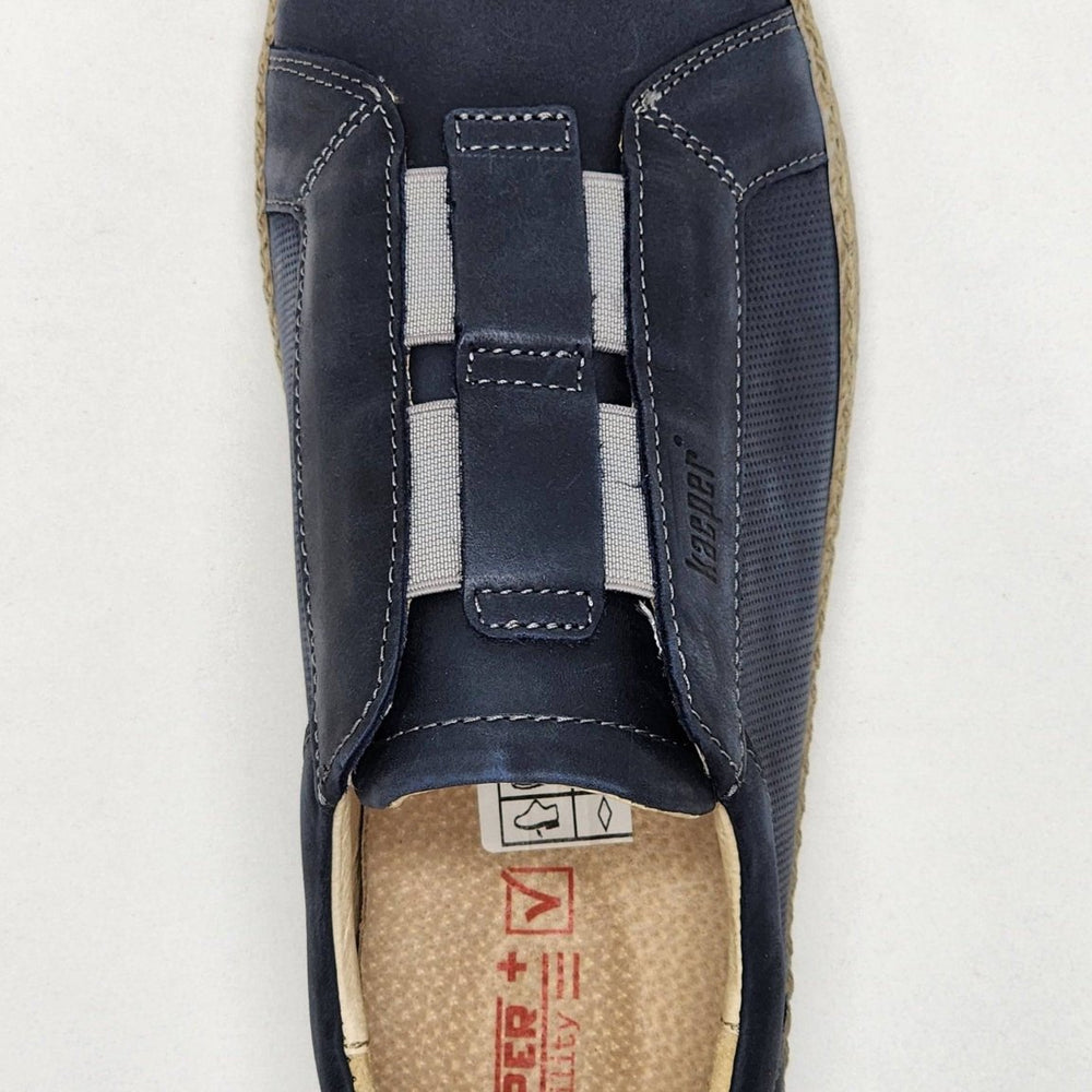 
                  
                    Women's Lifestyle Slip - On Leather Sneakers - Navy - Euro Shoe House
                  
                