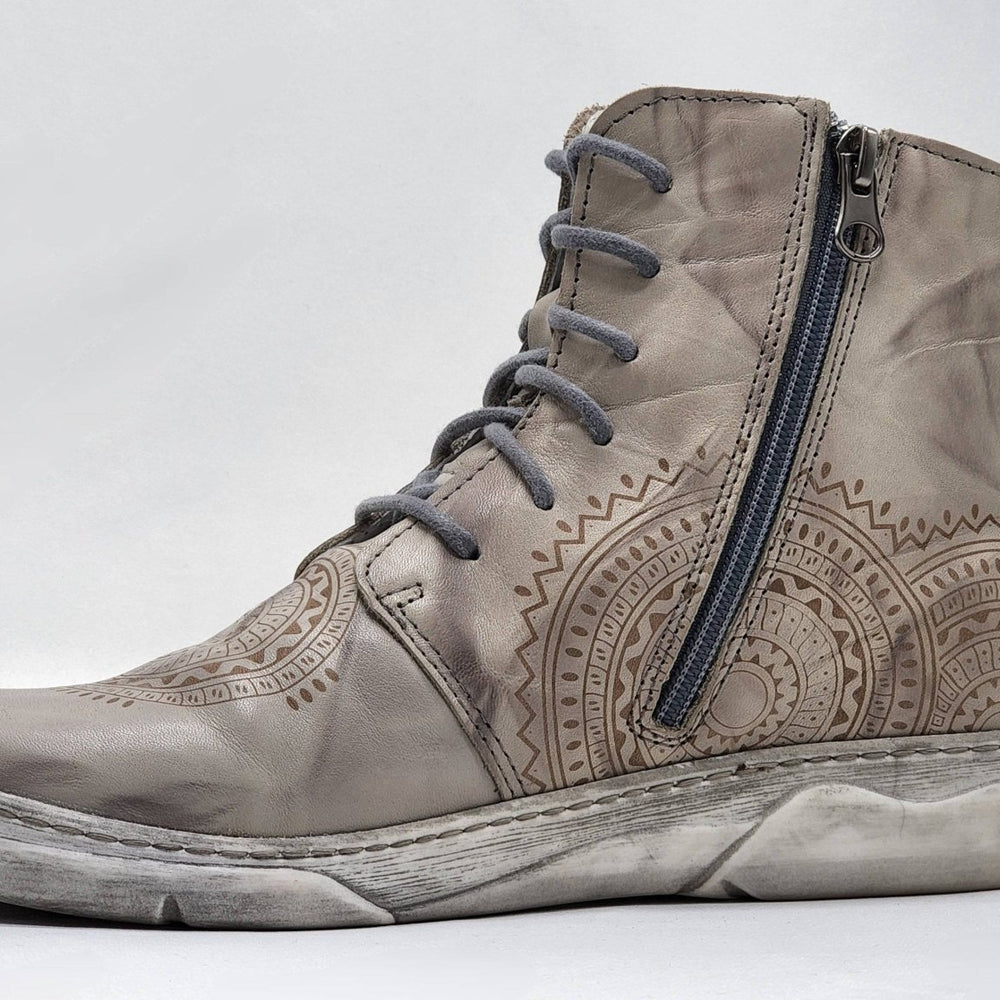 
                  
                    Women's Timeless Grey Thick Fur - Lined Zip - Up Leather Boots - Euro Shoe House
                  
                