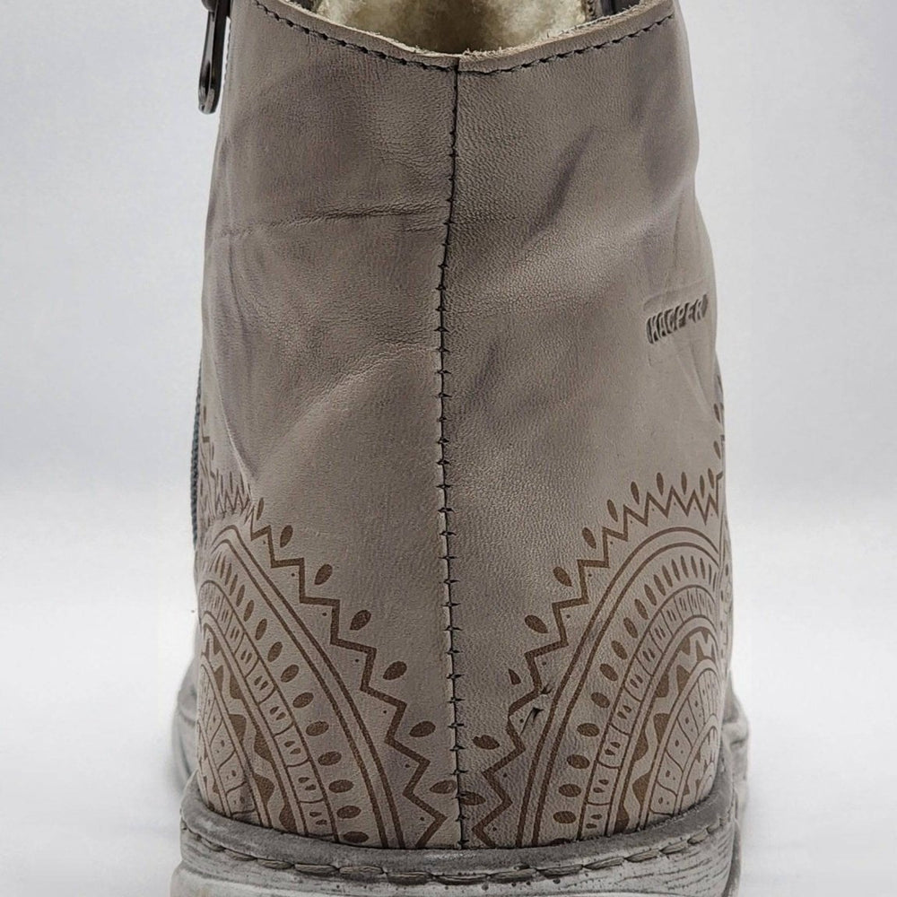 
                  
                    Women's Timeless Grey Thick Fur - Lined Zip - Up Leather Boots - Euro Shoe House
                  
                