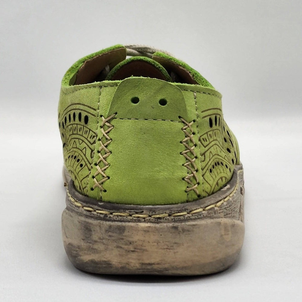 
                  
                    Women's Timeless Low - Top Leather Shoes - Green - Euro Shoe House
                  
                